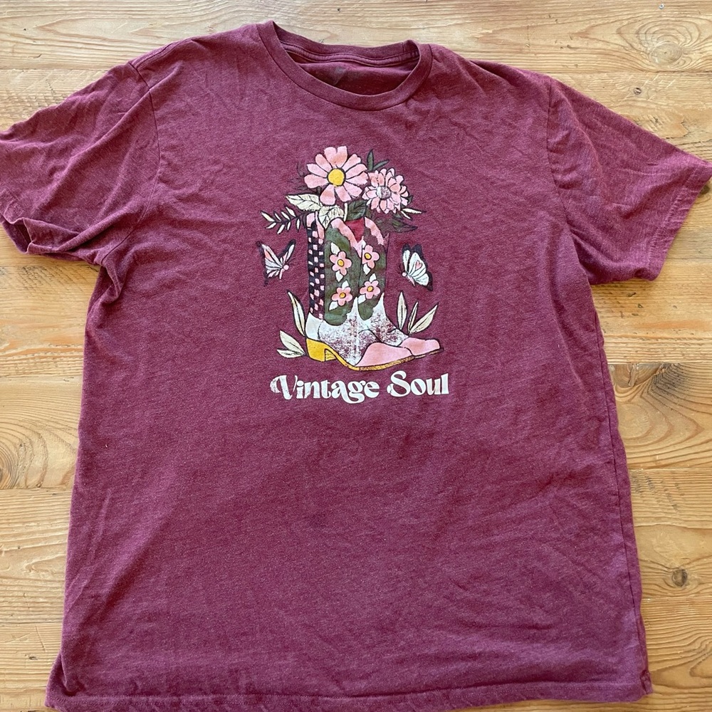 “Vintage soul” western t-shirt